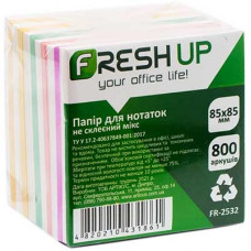 Блок не клеєний Мікс 85*85*800 арк FreshUp (кольоровий)