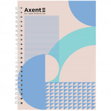 Книга  А5  96арк спіраль тверда обкл AXENT №20