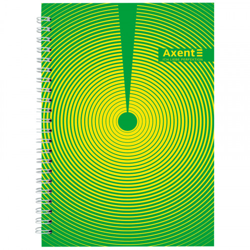 Книга  А5  96арк спіраль тверда обкл AXENT №29