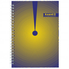 Книга  А5  96арк спіраль тверда обкл AXENT №31