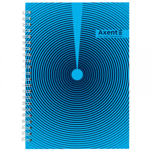 Книга  А5  96арк спіраль тверда обкл AXENT №32