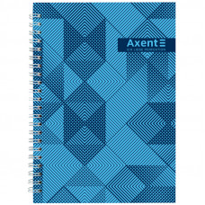 Книга  А5  96арк спіраль тверда обкл AXENT №33