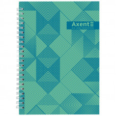 Книга  А5  96арк спіраль тверда обкл AXENT №34