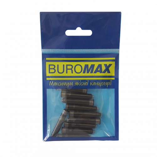 Капсули з чорнилами, чорний, 10шт. BUROMAX