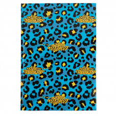Книга обліку А4  96арк т/о # Axent Leopard, блакитна