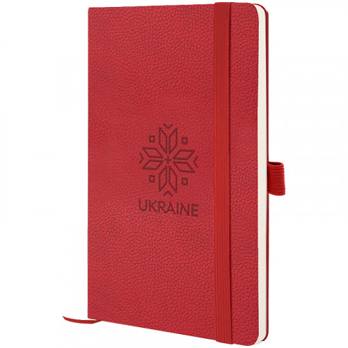 Книга записна Partner Soft Skin,125*195,96арк,кліт,Вишиванка