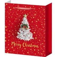 Пакет новор.; 260*320*100мм; 4 дизайни; арт. AG3555; ANGEL GIFTS