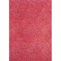 Фоаміран ЕВА SANTI червоний з голографічним гліттером, 200*300 мм, товщина 1,7 мм, АРКУШ !!!