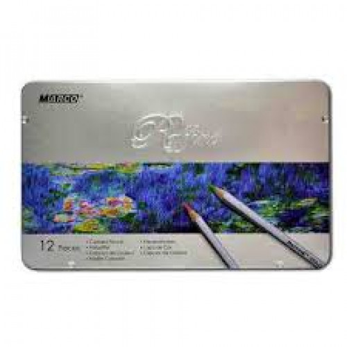 Олівці  12 кол  MARCO "Raffine" металева. кор