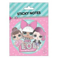 Папір клейкий YES фігурний "LOL Sweety" d.98мм 40 арк