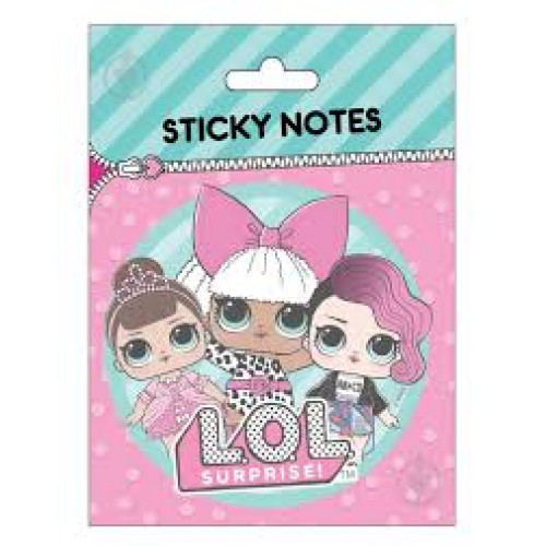 Папір клейкий YES фігурний "LOL Sweety" d.98мм 40 арк