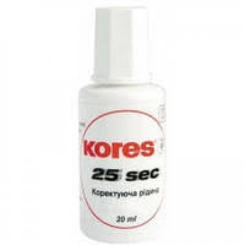 Коректор з пензликом 20 мл Kores