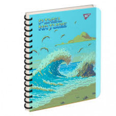 Зошит для записів YES А5/144 пл.обкл. Pixel nature