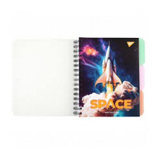 Зошит для записів YES А5/144 пл.обкл. Space adventure