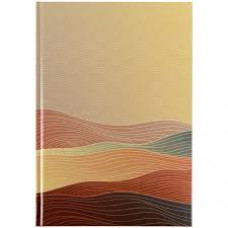 Книга обліку А4  96арк т/о клітинка AXENT Waves бронзова