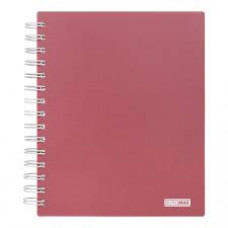 Коледж-блок на пружині MORANDI, В5 (170x205), 120 арк, клітинка, пластикова обкладинка, капучино