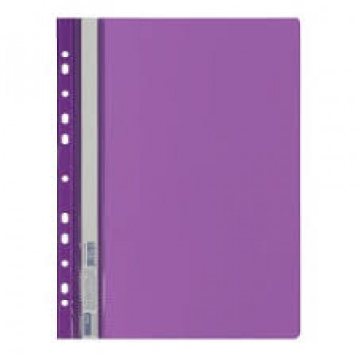 Папка-швидкозшивач з перфорацією, А4, фіолетовий 12шт/уп