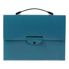 Портфель KLERK  А4 13відділення синійі на застібці