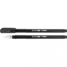 Ручка гелева ECONOMIX TURBO 0,5 мм, чорна