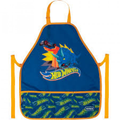 Фартух Kite 161 Hot Wheels + нарукавники, синій