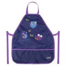 Фартух Kite 161 Owls + нарукавники, синій