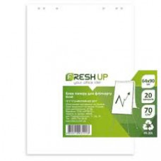 Блок фліпчарт 20арк 64*90мм FRESH UP білий в коробці
