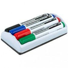 Набір маркерів для дошок Axent 4кол + губка