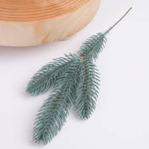 Гілка ялинкова голуба 3 гілочки 31см