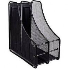 Лоток вертикальний метал. 2 відділення 355*285*160мм  чорний