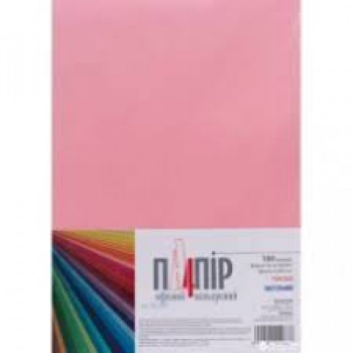 PROFI color папір офіс  A4 80г/м 100арк пастельн рожев Light Pink