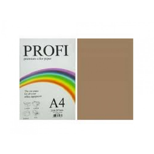 PROFI color папір офіс  A4 80г/м 100арк темно корич. Intense Chocolate