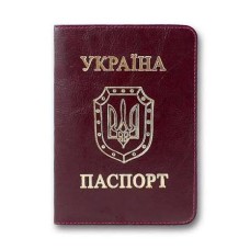 ОВ-8 Обл. Паспорт Sarif бордовый Ф.100х135 Кр.уг.