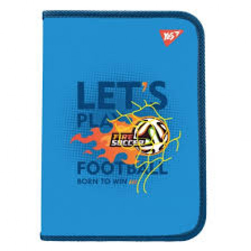 Папка для зошитів Yes пласт. на блискавці В5 "Football"
