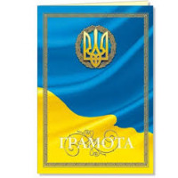 Грамота А3 подвійна №49 з тсненням