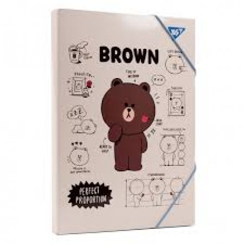 Папка для праці YES картонна A4 "Line friends"