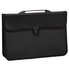 Портфель В4 на 2 відділення чорний 4Office
