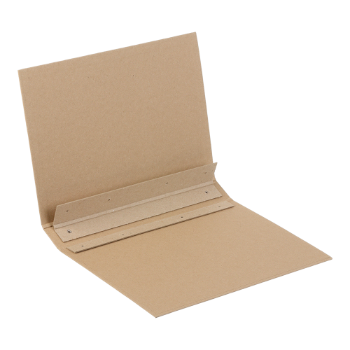 Папка архівна, з планками для підшивання документів, А4, 40мм, картон 1.5 мм, крафт