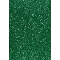 Фетр з глітером, зелений, 21*30см