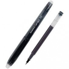 Ручка гелева Axent "пиши-стирай" Correct 3Х чорна