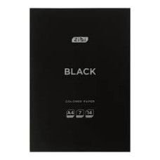 Папір кольоровий BLACK, А4, 14 аркушів, 7 кольорів, 45 г/м2, KIDS Line