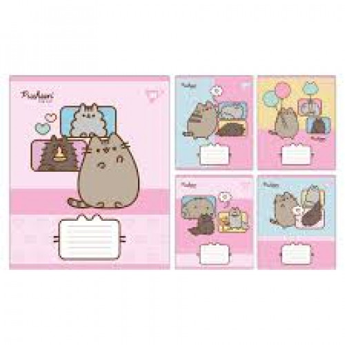 Зошит 18арк. клітинка Yes Pusheen Funny