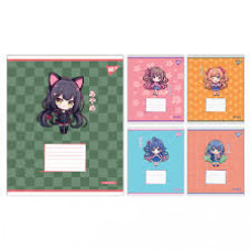 Зошит 18арк. лінія Yes Anime girls