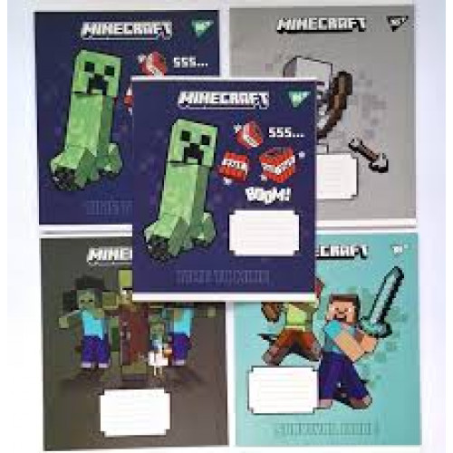 Зошит 18арк. лінія Yes Minecraft Signs