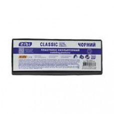 Пластилін скульптурний CLASSIC чорний, 500г, KIDS Line
