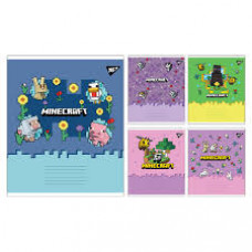 Зошит 24арк. клітинка Yes Minecraft Spring
