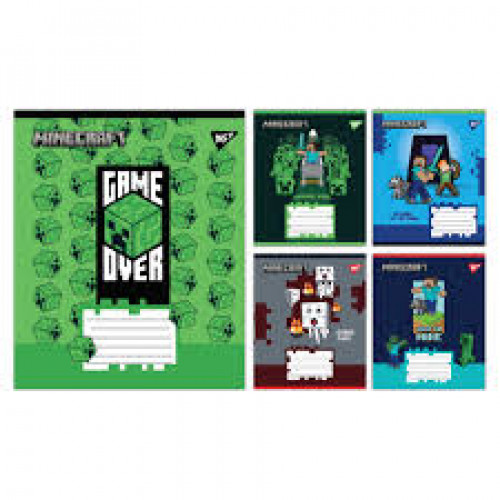 Зошит 24арк. клітинка Yes Minecraft Walls