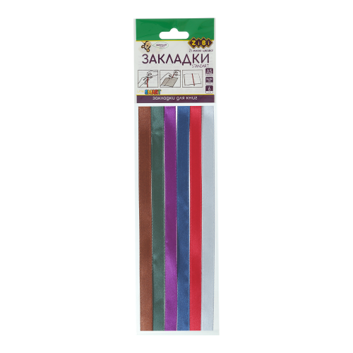 Закладки в наборі самоклеючих STANDART, А5, 6шт., асорті, SMART Line