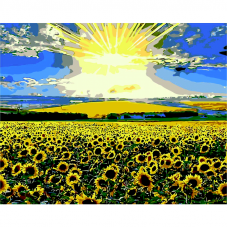 Картина за номерами "Соняшникове поле", 40*50, ART Line