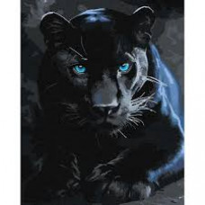Набір для розпису по номерах "Дика пантера" 40x50см