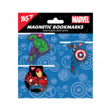 Закладки магнітні YES Marvel.Avengers, 3шт.